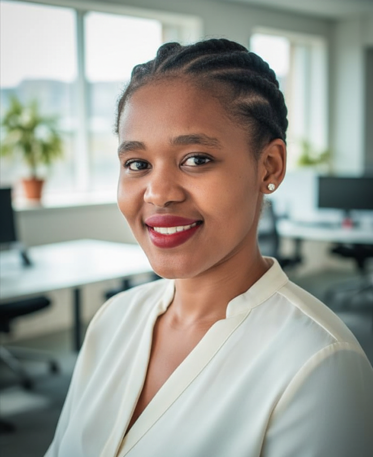 A professional woman ready to help